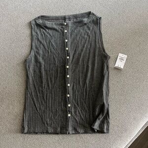 Wide Rib Button-Through Slash
Top from Abercrombie
